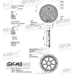 Люк чугунный магистральный ТМ (Д400)-7-9-60 (140) ВЧШГ плавающий с шарниром