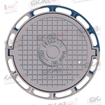 Люк чугунный тяжелый Т (С250)-2-60 с запорным устройством